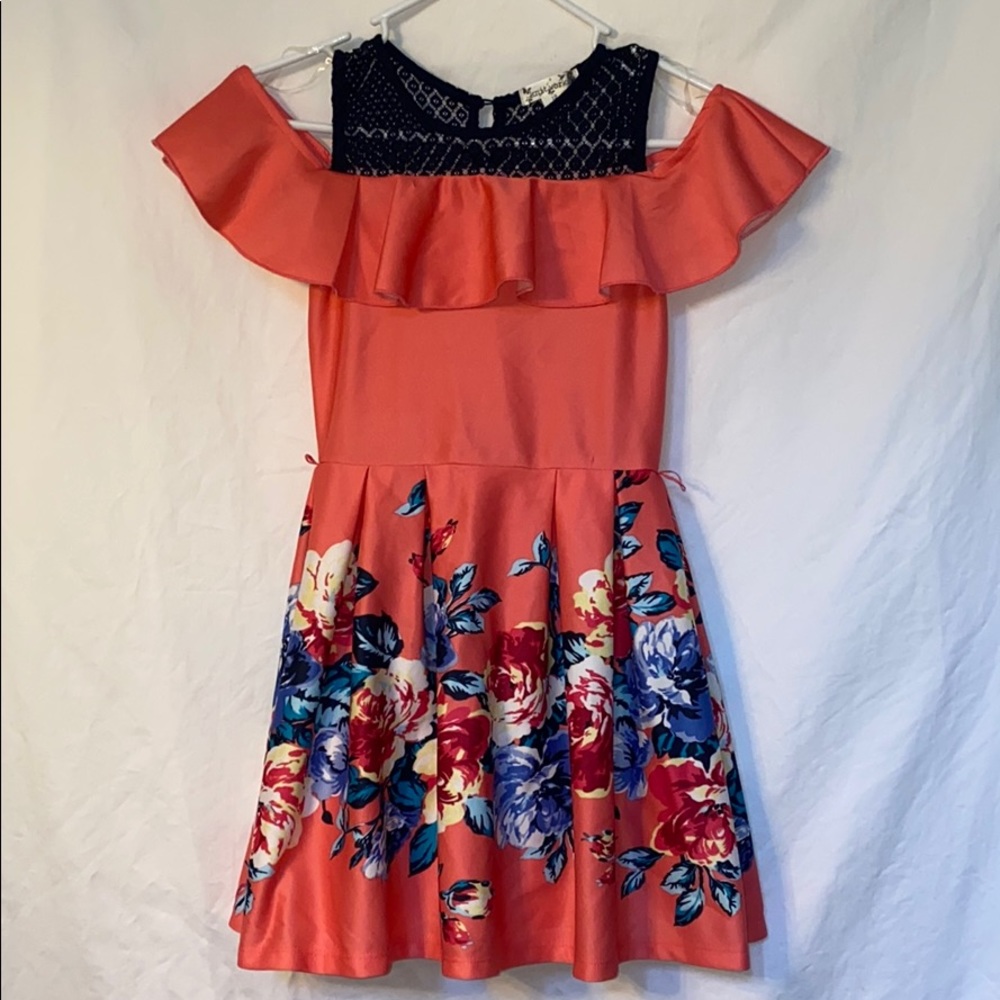 Cold Shoulder Dress, Sz 12